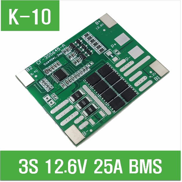 (K-10) 3S 12.6V 25A BMS