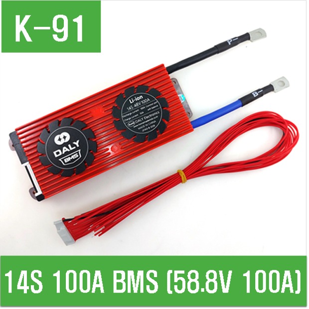 (K-91) 14S 100A BMS (58.8V 100A)