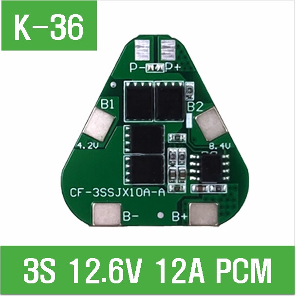 (K-36) 3S PCM 12.6V 10A 리튬이온,리튬폴리머용