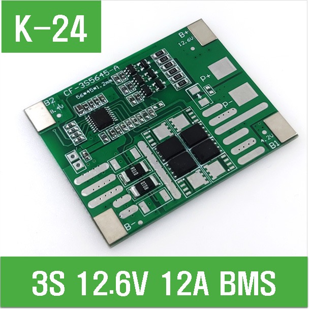 (K-24) 3S 12.6V 12A BMS